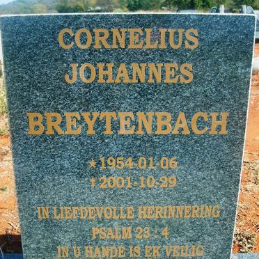 BREYTENBACH Cornelius Johannes 1954-2001