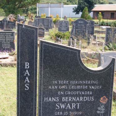 SWART Hans Bernardus 1909-1987 &amp; Martha Elizabeth SWART 1916-1985