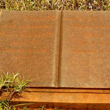 HARBER Henry 1844-1934 &amp; Maria Elizabeth