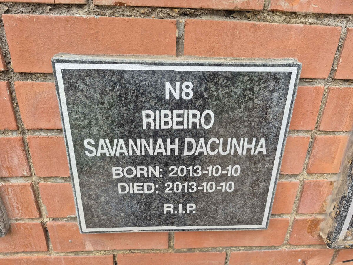 RIBEIRO Savannah Dacunha 2013-2013