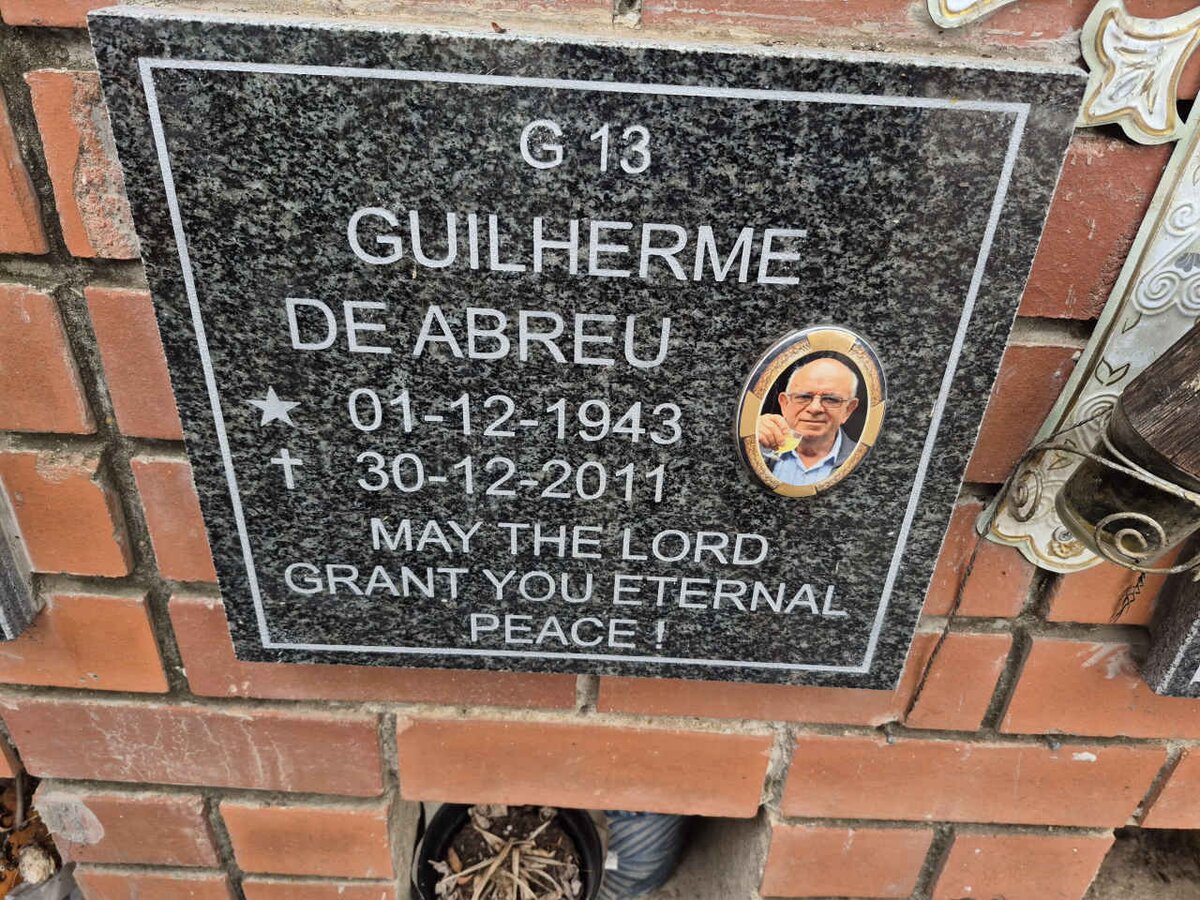 ABREU Guilherme, de 1943-2011