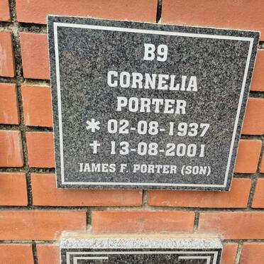 PORTER Cornelia 1937-2001