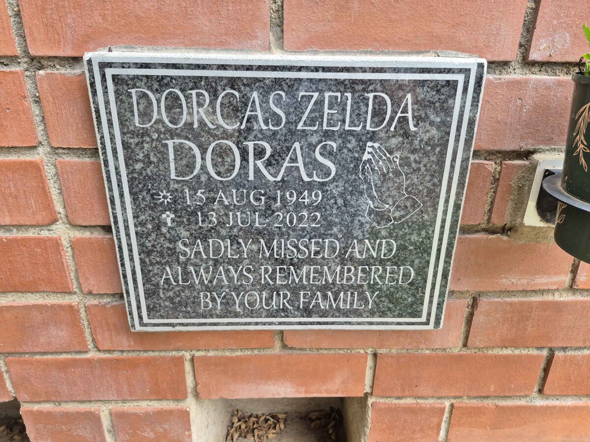 DORAS Dorcas Zelda 1949-2022