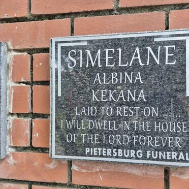 SIMELANE Albina Kekana ?