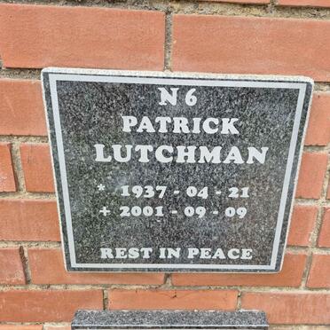 LUTCHMAN Patrick 1937-2001