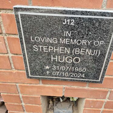 HUGO Stephen 1950-2024