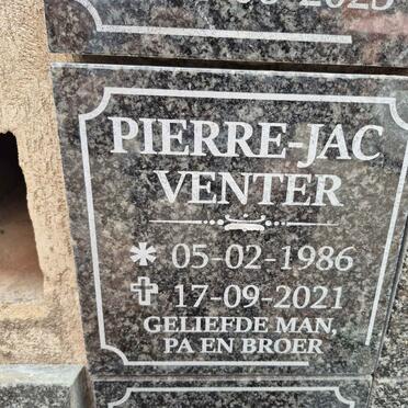 VENTER Pierre-Jac 1986-2021