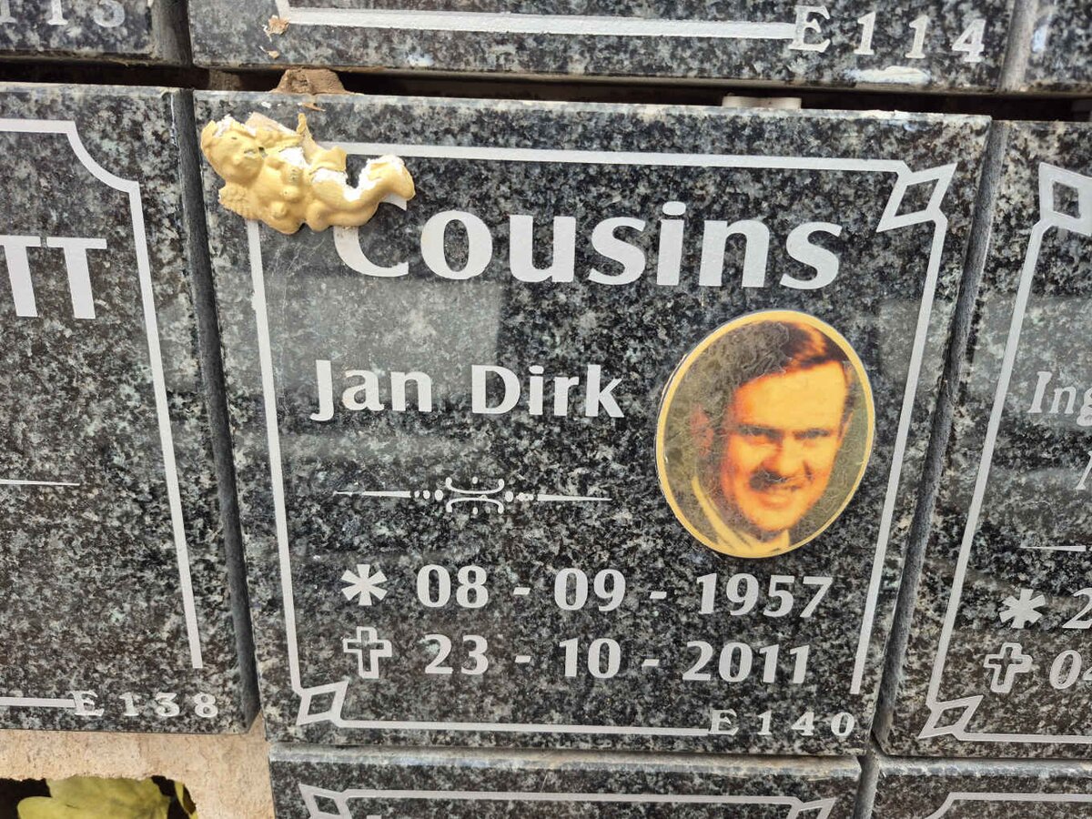 COUSINS Jan Dirk 1957-2011