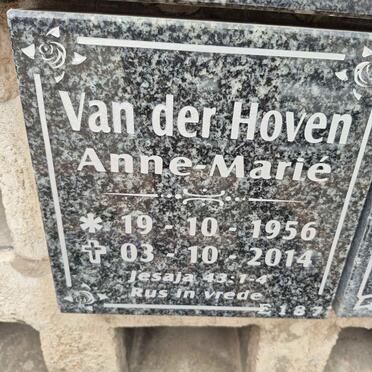 HOVEN Anne-Marie, van der 1956-2014