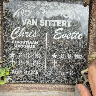 SITTERT Christiaan Jacobus, van 1980-2019 & Evette 1982-