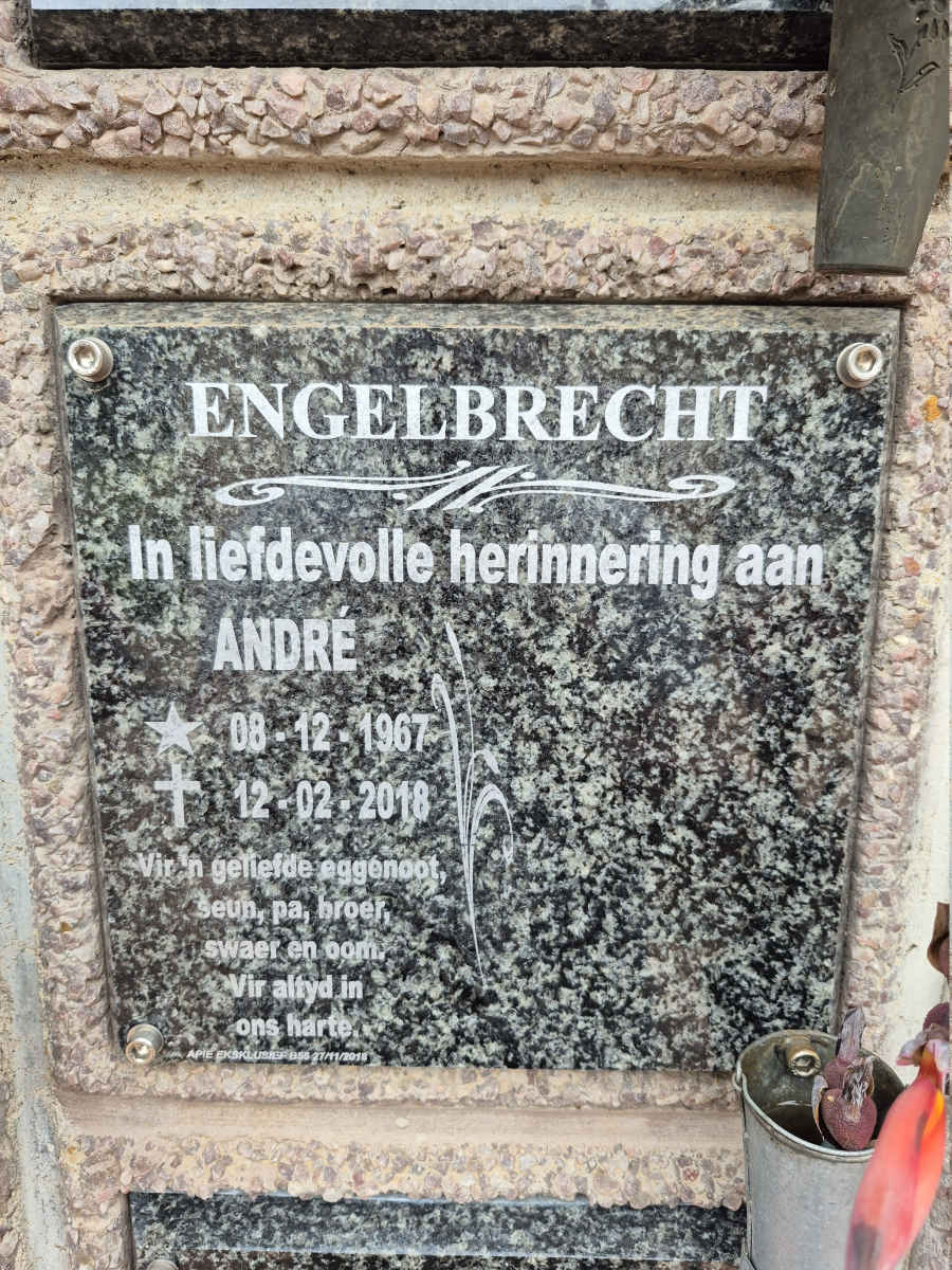 ENGELBRECHT Andre 1967-2018