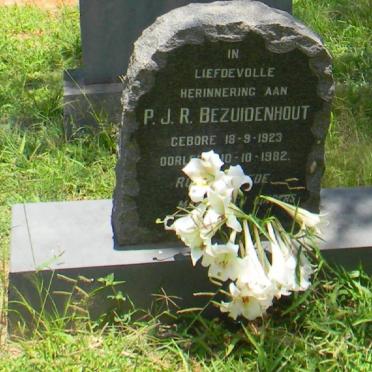 BEZUIDENHOUT P.J.R. 1923-1982