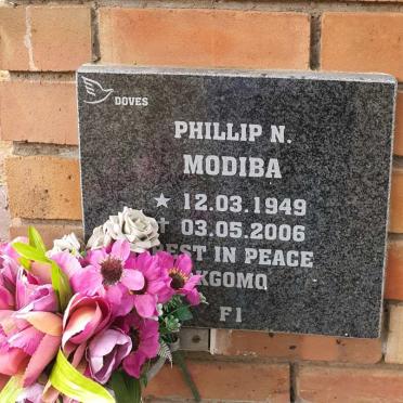 MODIBA Phillip N. 1949-2006