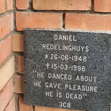 REDELINGHUYS Daniel 1948-1998