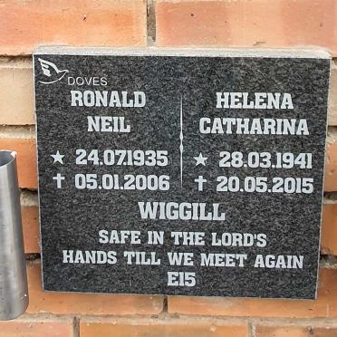 WIGGILL Ronald Neil 1935-2006 :: WIGGILL Helena Catharina 1941-2015