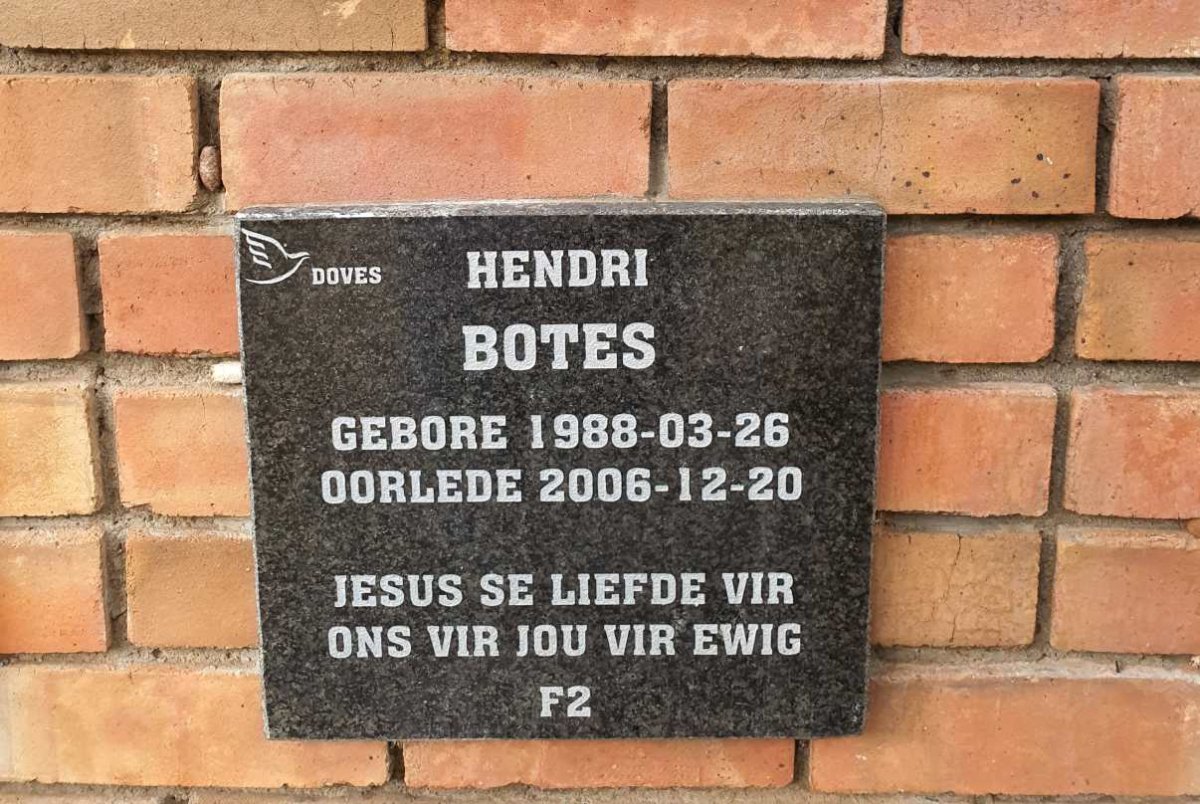 BOTES Hendri 1988-2006