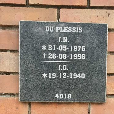 PLESSIS J.N.,du 1975-1996