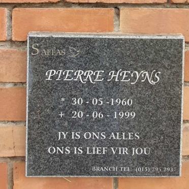 HEYNS Pierre 1960-1999