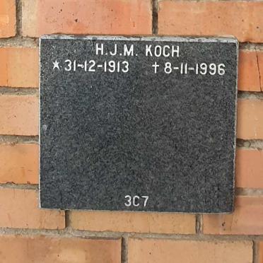 KOCH H.J.M. 1913-1996