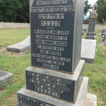 HIMMELHOCH Ann -1939