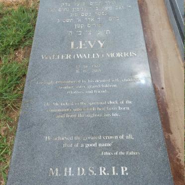 LEVY Walter Morris 1922-2003