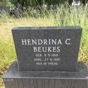 BEUKES Hendrina C. 1918-1991