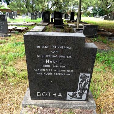 BOTHA Hansie -1969