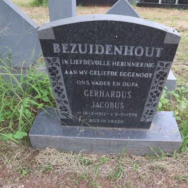 BEZUIDENHOUT Gerhardus Jacobus 1912-1976