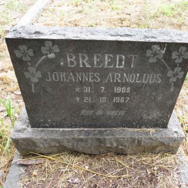 BREEDT Johannes Arnoldus 1905-1967