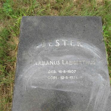 BESTER Hermanus Lambertus 1907-1971