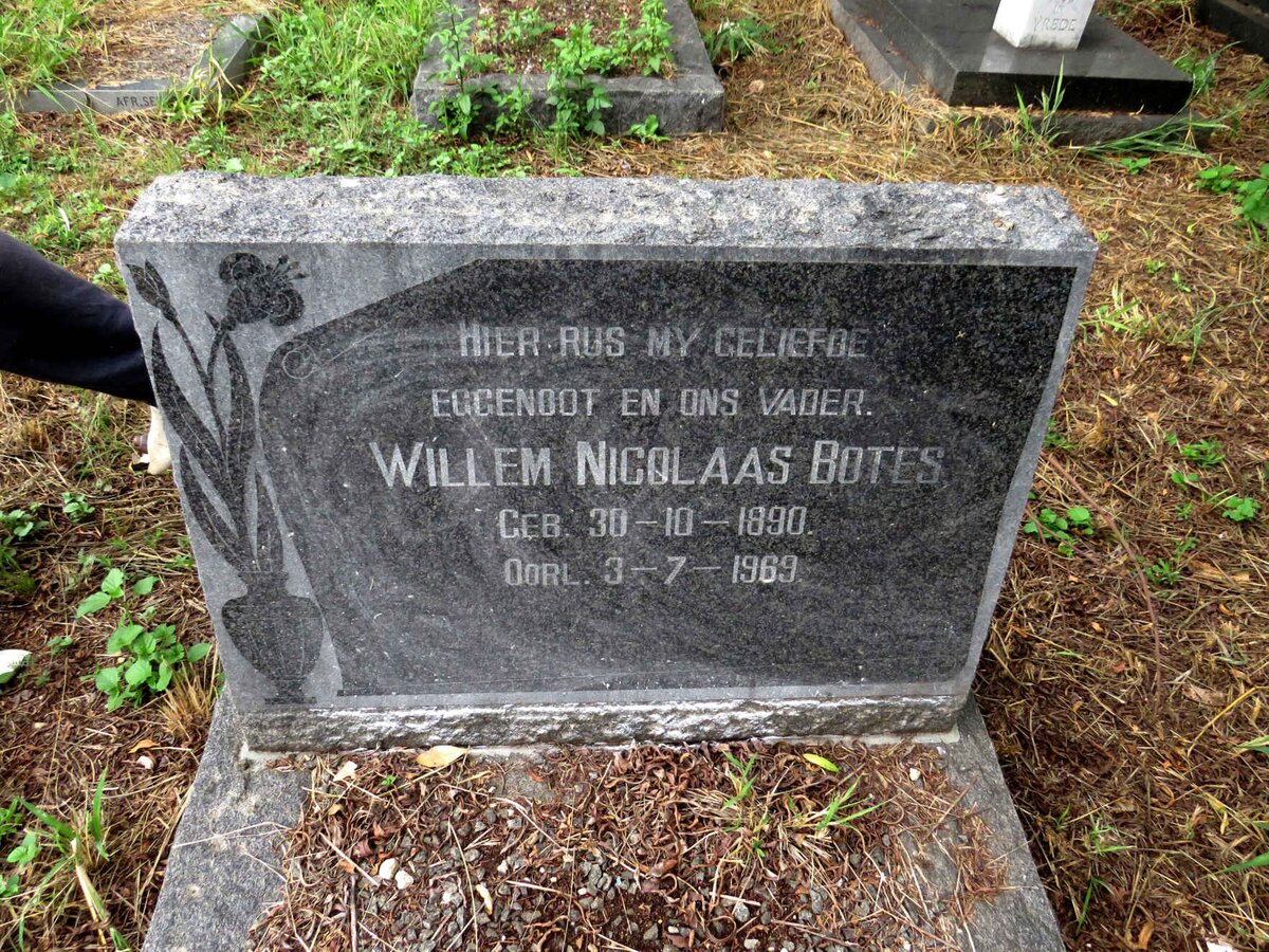 BOTES Willem Nicolaas 1890-1969