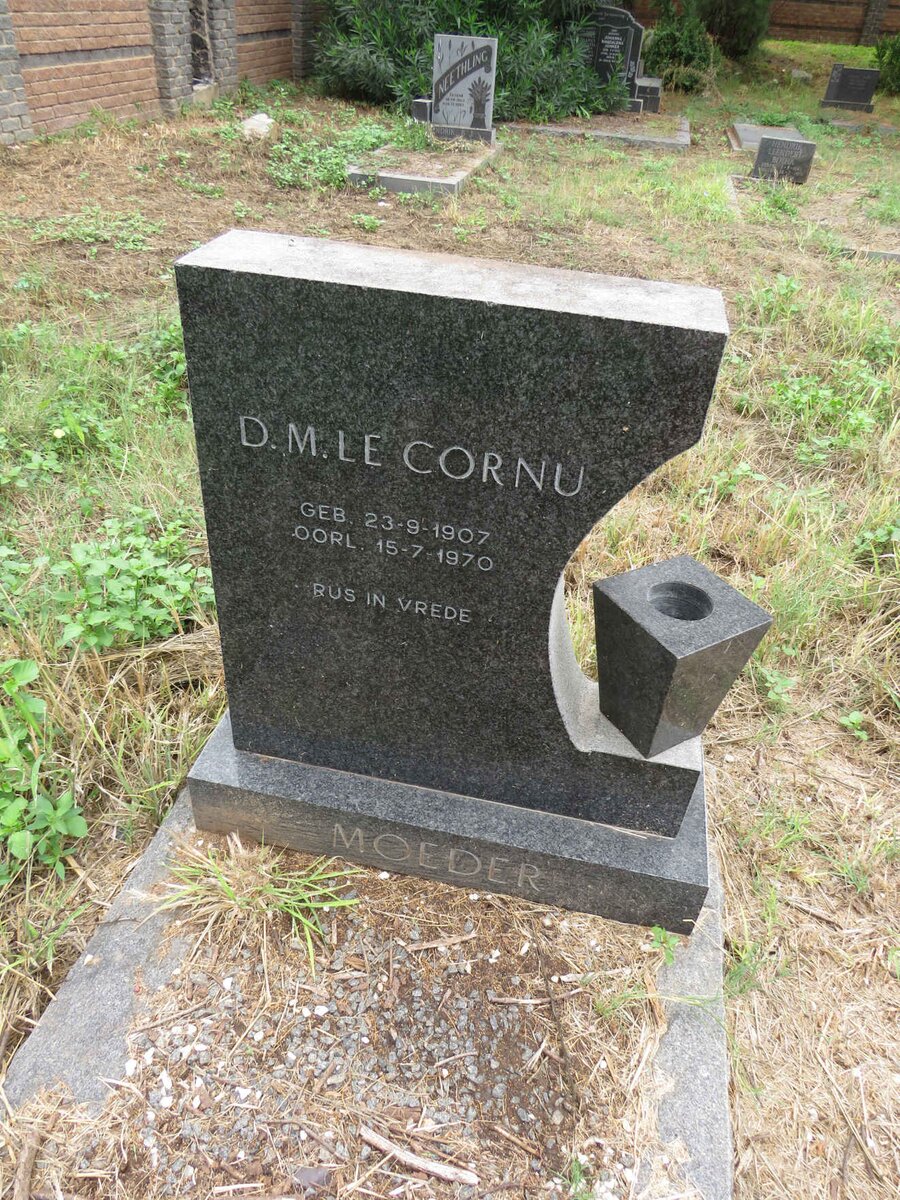 CORNU D.M., le 1907-1970