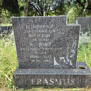 ERASMUS H.C. 1923-1999