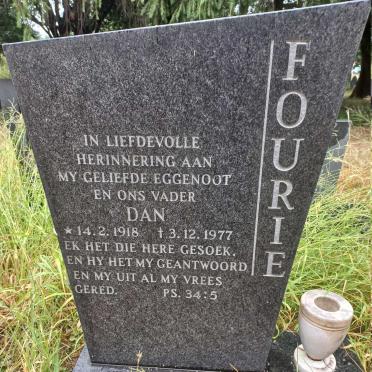 FOURIE Dan 1918-1977