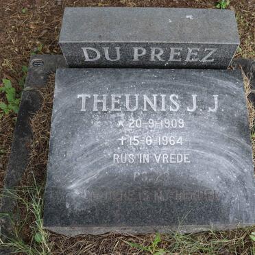 PREEZ Theunis J.J., du 1909-1964