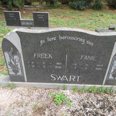 SWART Freek 1917-1972 :: SWART Fanie 1954-1980