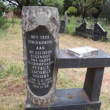 VIVIERS Petrus Jacobus 1902-1976