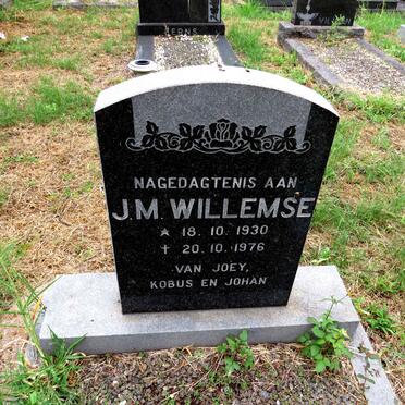 WILLEMSE J.M. 1930-1976