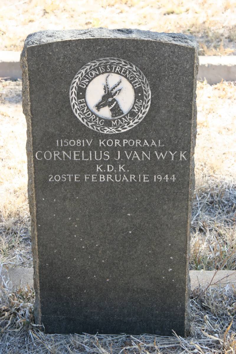 WYK Cornelius J., van -1944