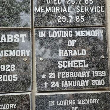 SCHEEL Harald 1939-2010