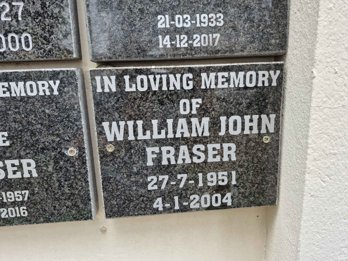 FRASER William John 1951-2004