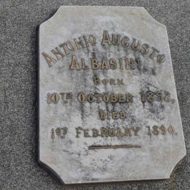 ALBASINI Antonio Augusto 1852-1890