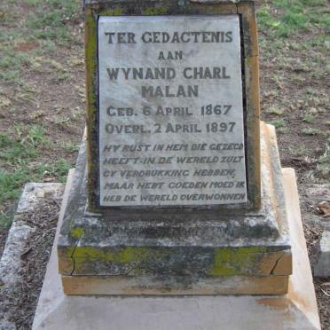 MALAN Wynand Charl 1867-1897