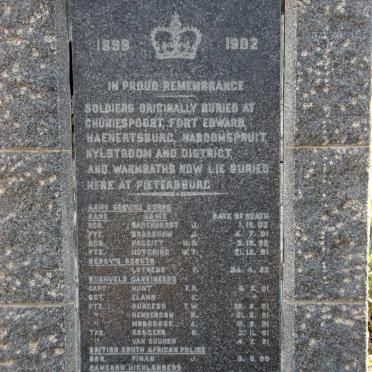 6. 1899-1902 War Memorial