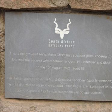 Limpopo, PHALABORWA district, Kruger National Park, Letaba, Engelhard dam_2, Ledeboer grave