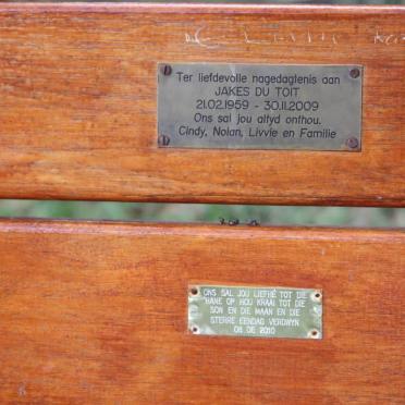 TOIT Jakes, du 1959-2009