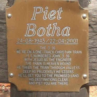 BOTHA Piet 1943-2001