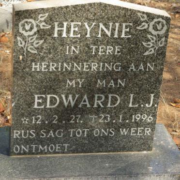 HEYNIE Edward L.J. 1927-1996