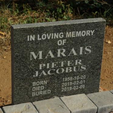 MARAIS Pieter Jacobus 1958-2019