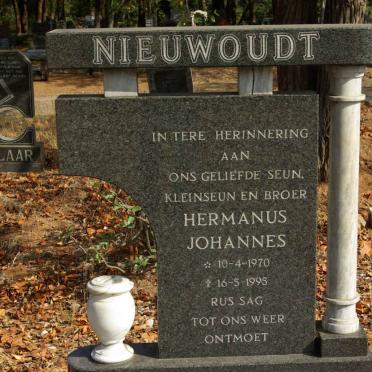 NIEUWOUDT Hermanus Johannes 1970-1995